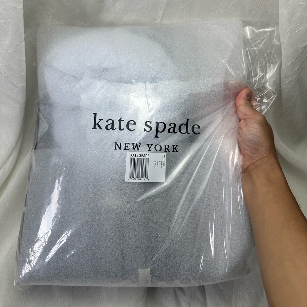 Kate Spade Phoebe Large Black Leather Shoulder Bag Gold Hardware NWT - Picture 4 of 7